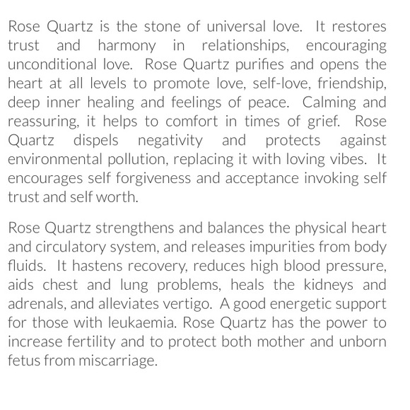 Rose Quartz Heart Necklace - Picture 5 of 7